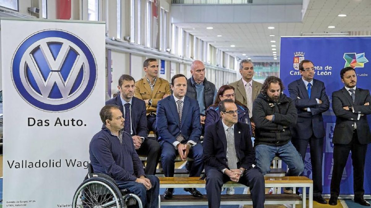 Dirigentes de varios de los clubes de élite de Valladolid.-M.Á. Santos