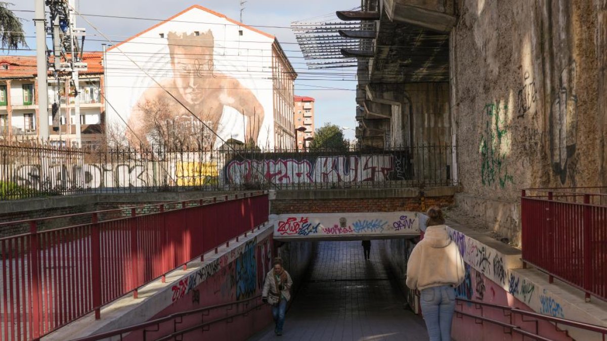 Una imagen de archivo del paso peatonal de Arco Ladrillo