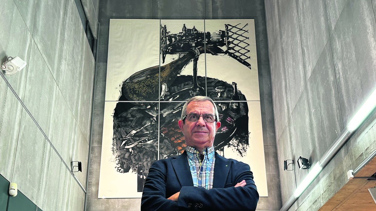 José Luis García, en las instalaciones de la Escuela Municipal de Hostelería de Santa Marta. ArgiComunicación