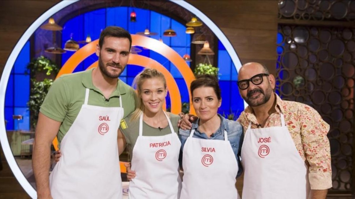 Saúl Craviotto, Patricia Montero, Sílvia Abril y José Corbacho, los cuatro finalistas de la segunda edición de Masterchef celebrity (TVE-1).-RTVE