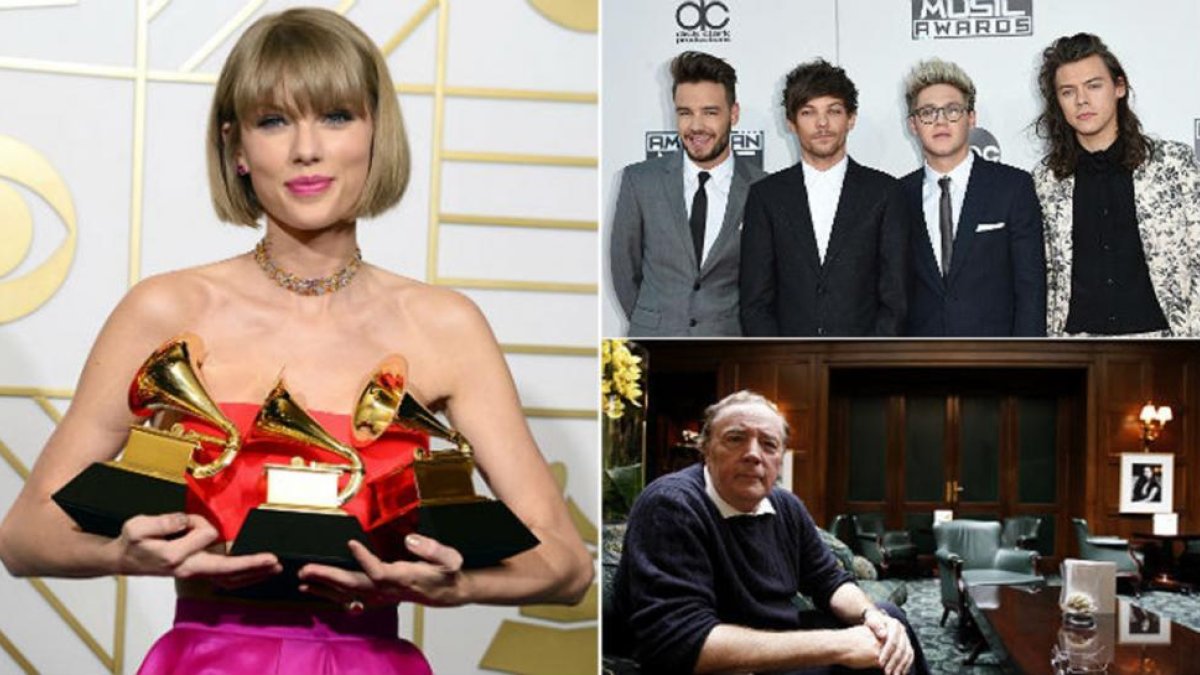 La revista 'Forbes' acaba de coronar a Taylor Swift como la famosa más rica del mundo. Por detrás de ella, a distancia, los One Direction, y el escritor James Patterson.-