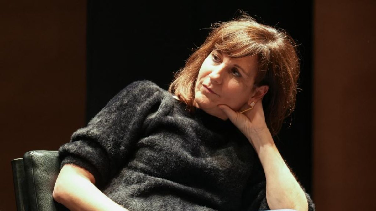 Malena Alterio en el Auditorio Fundos para el encuentro de nominados a los Premios Goya 2024 - J.M. LOSTAU