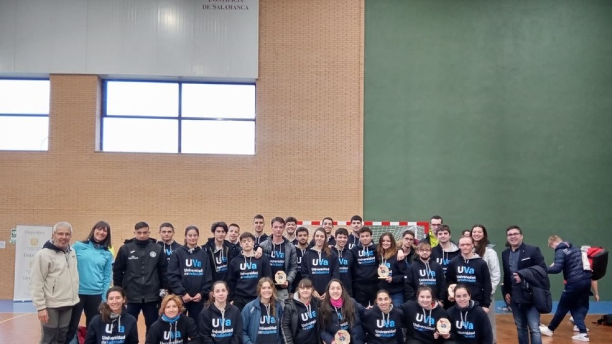 La Uva gana el Trofeo Rector en Salamanca. / E. M.