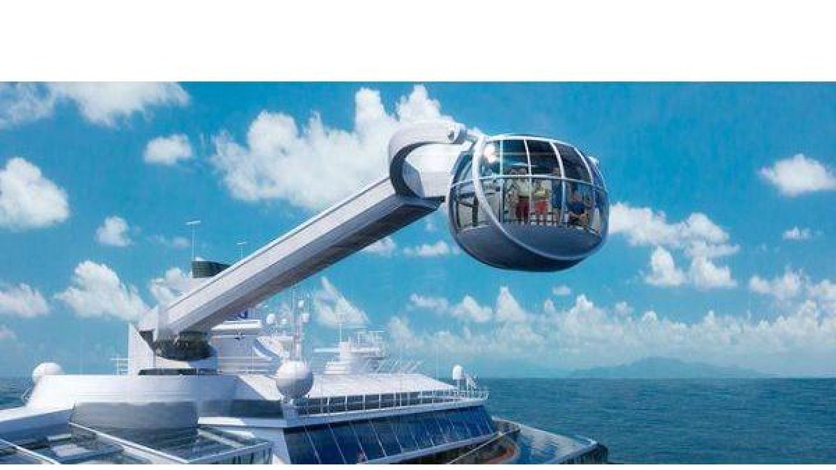 La cápsula-mirador del 'Quantum of the Seas'.-