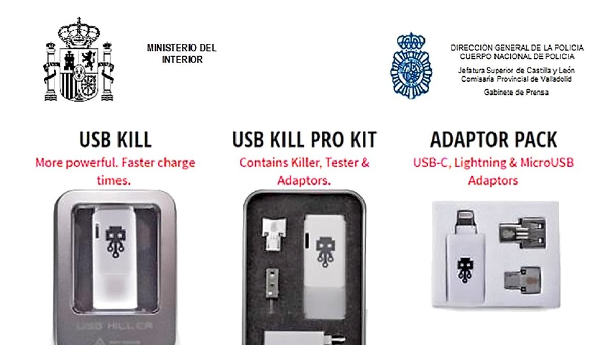 'USB Killer' utilizados en el sabotaje en el IBGM