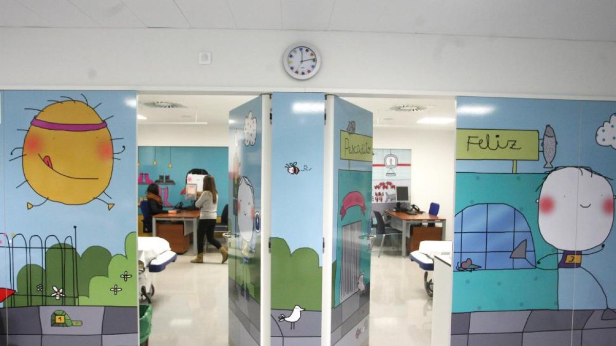 Área de Pediatría de las Urgencias del Hospital Clínico-ICAL