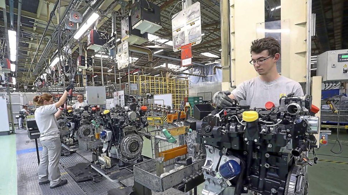 Vista de la factoría de motores de Renault en Valladolid.-ICAL