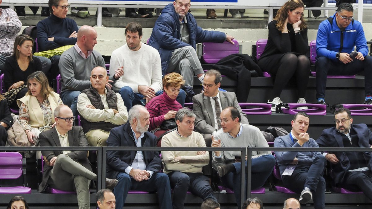 Vista parcial del palco de Pisuerga en el partido que enfrentó al UEMC Real Valladolid Baloncesto y Gipuzkoa Basket  el pasado mes de noviembre/ PHOTOGENIC