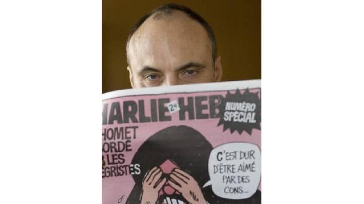 Philippe Val, director de 'Charlie Hebdo'.-Foto: EL PERIÓDICO
