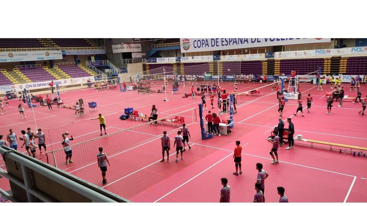 Vista panorámioca de la Copa de España en el polideportivo Pisuerga de Valladolid. / G. V.
