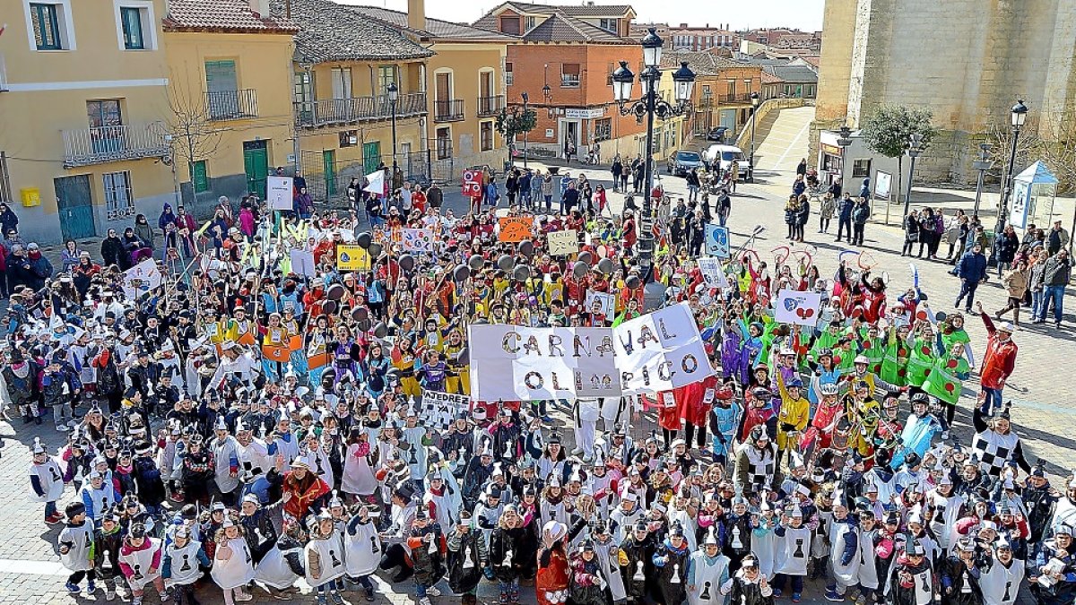 Los vecinos de Cigales celebran el Carnaval en una pasada edición. - E.M