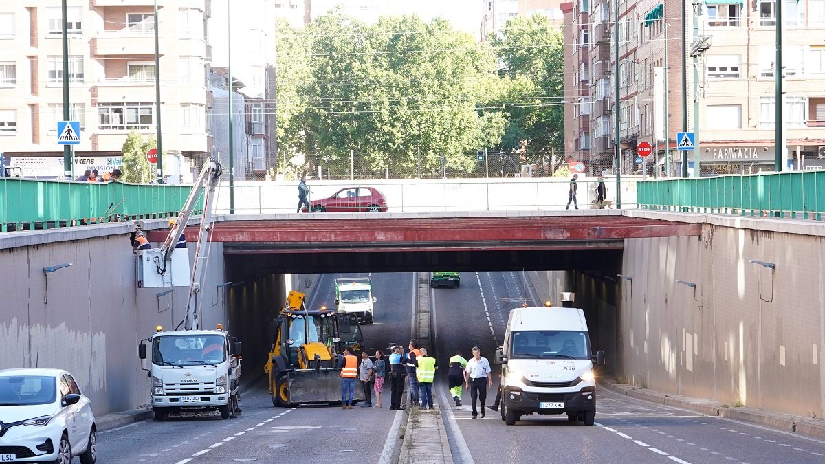 El túnel de Circular tras el incidente.- ICAL