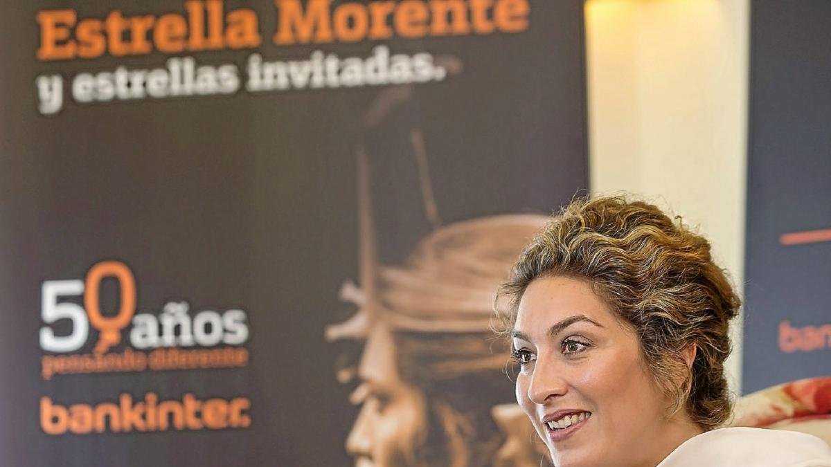 Estrella Morente presenta un concierto patrocinado por Bankinter.-MIGUEL ÁNGEL SANTOS / PHOTOGENIC