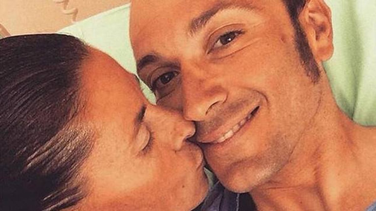 Ivan Basso, tras la operación en el Hospital San Raffaele de Milán.-Foto: INSTAGRAM