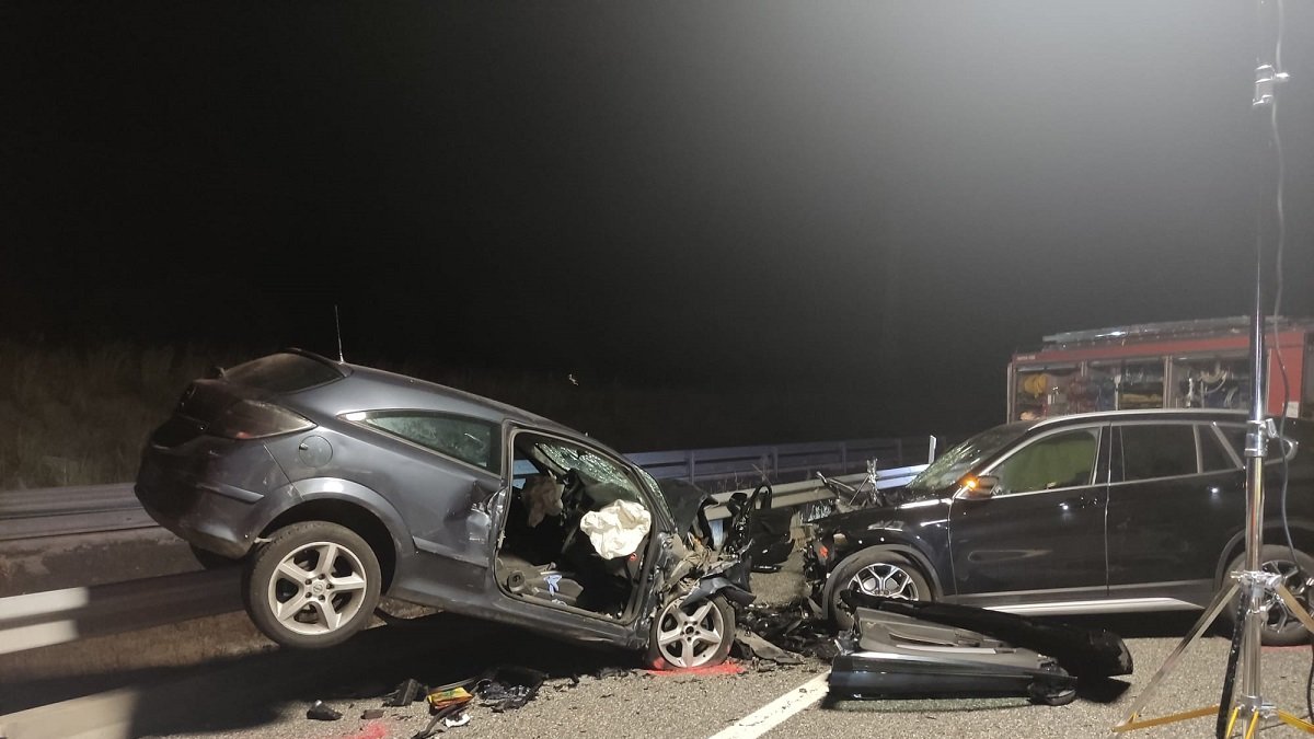 Imagen del accidente en Ávila. E. M.