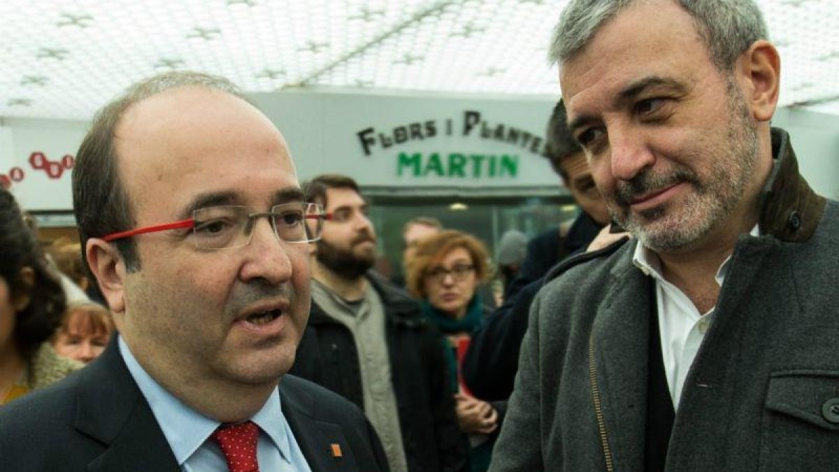 Iceta y Collboni.-ARCHIVO / EFE