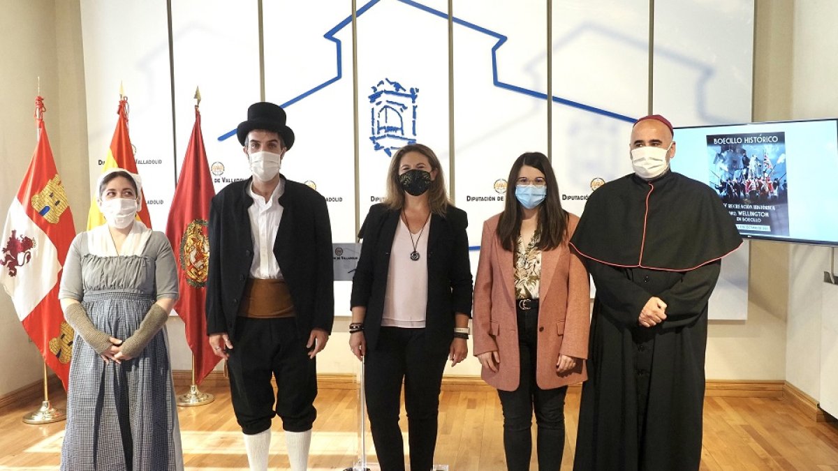 La Diputación de Valladolid presenta la Recreación histórica de la Llegada de Wellington a Boecillo. - EM