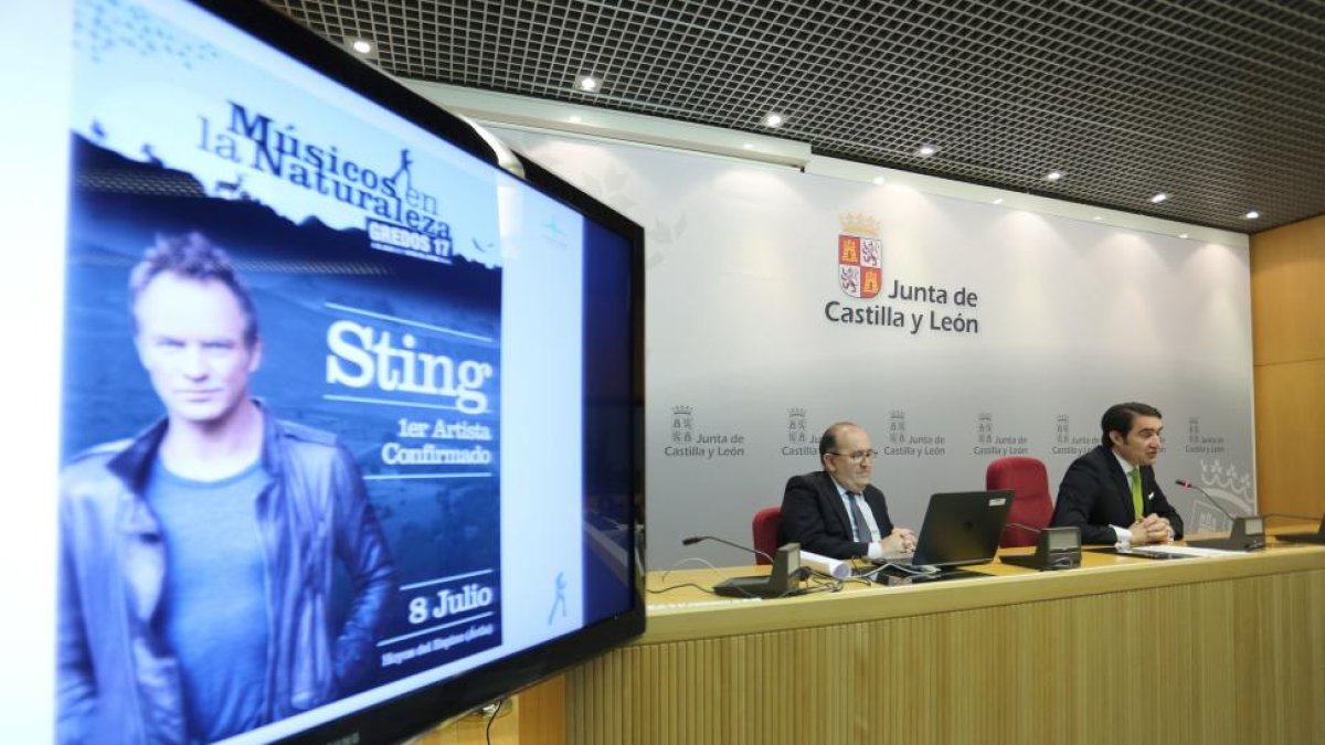 El consejero de Medio Ambiente, Juan Carlos Juan Carlos Suárez-Quiñones, presenta el concierto Músicos para la Naturaleza-ICAL
