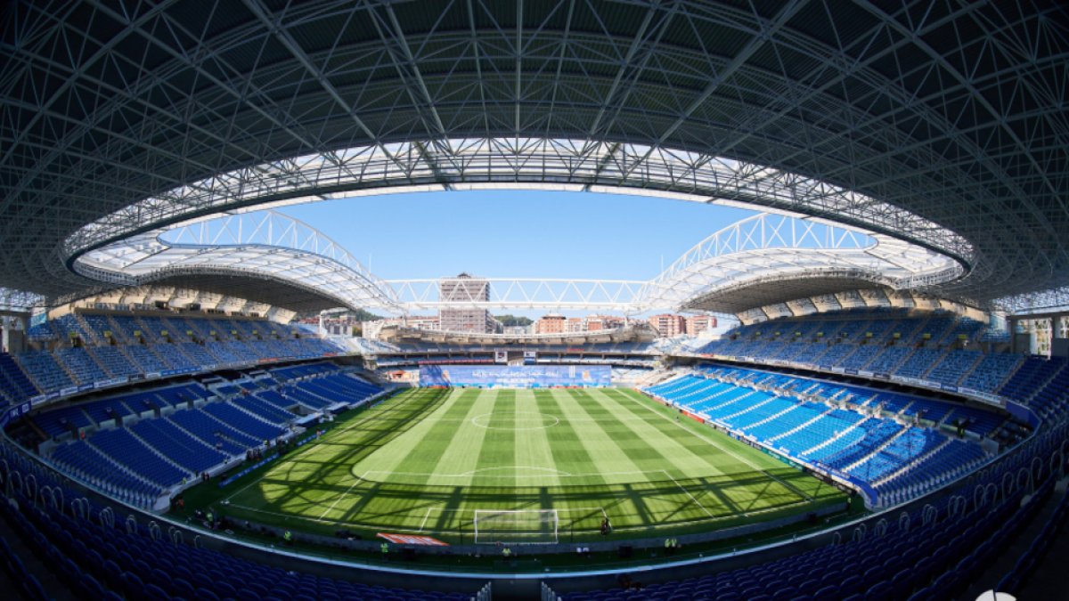 Panorámica del estadio de Anoeta. / LALIGA