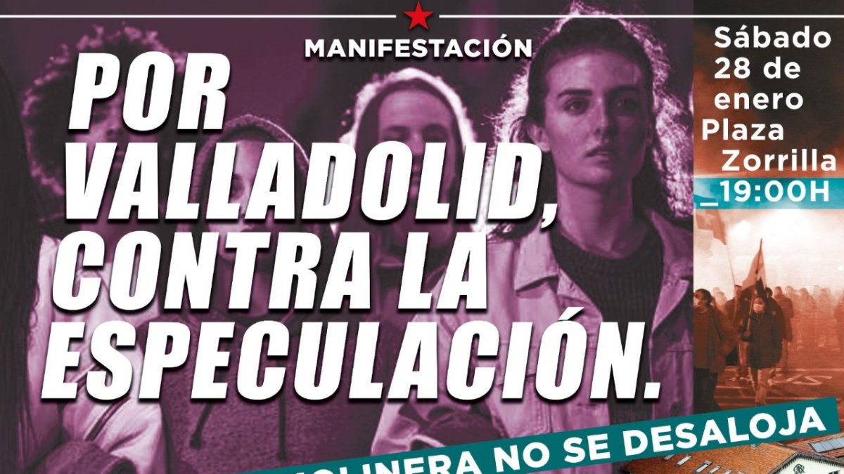 Manifestación de La Molinera para el sábado 28 de enero.