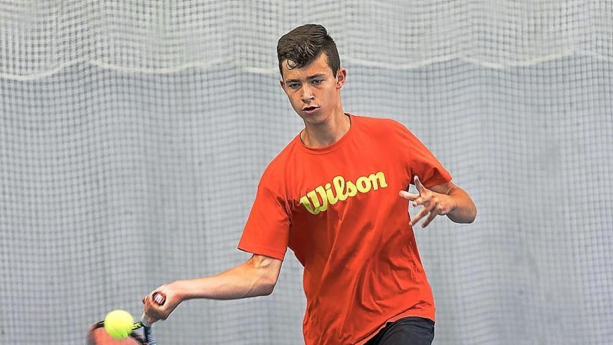 El vallisoletano Matio González durante un entrenamiento.-PABLO REQUEJO