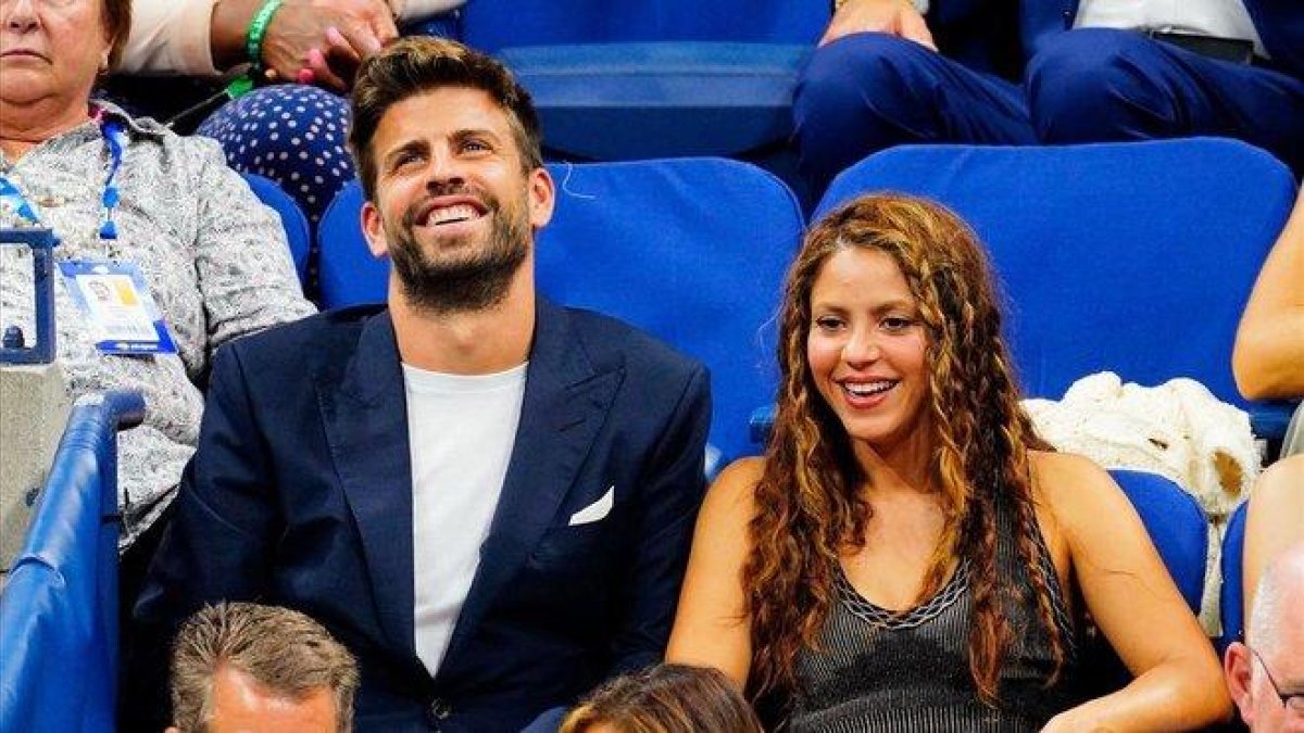 Piqué y Shakira, en Nueva York en el Abierto de Estados Unidos.-
