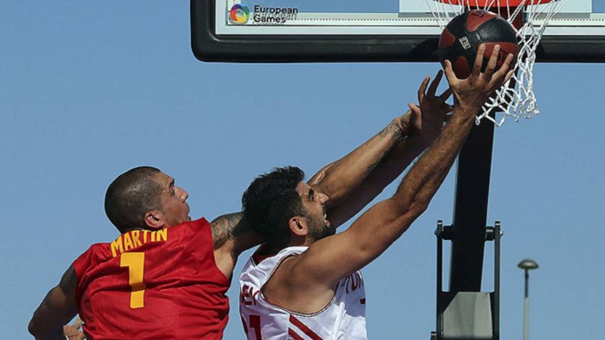 El vallisoletano Nacho Martín ante Belgica.-ACB
