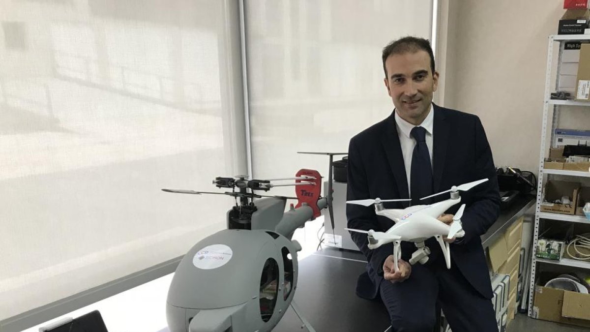 Miguel Viloria, fundador y socio administrador del Centro de Ciberseguridad de Drones.-EL MUNDO