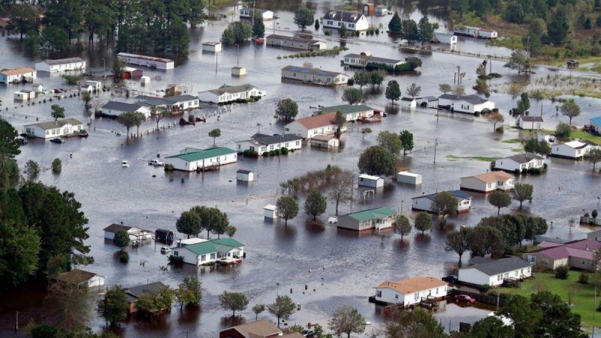 Numerosas alertas de inundación actualmente en Carolina del Norte y el sudeste de Virginia.-JASON MICZEK (REUTERS)