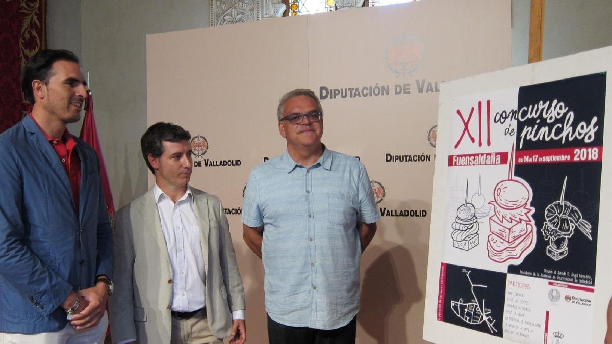Presentación del Concurso de Pinchos que se celebra del 14 al 17 de septiembre en el municipio vallisoletano de Fuensaldaña.-EUROPA PRESS