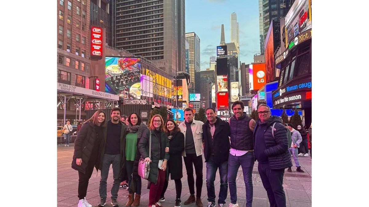 Bodegas vallisoletanas durante su viaje a Nueva York.- CÁMARA VALLADOLID