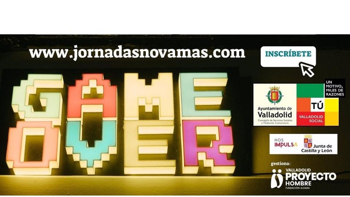 Cartel de l jornada 'No va más' sobre uso sano de las pantallas. - EM