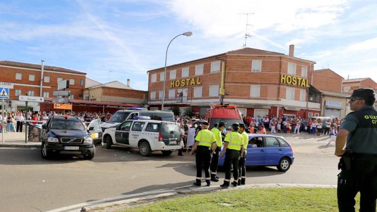 Accidente ocurrido en Tordesillas en septiembre.-LETICIA PÉREZ / ICAL