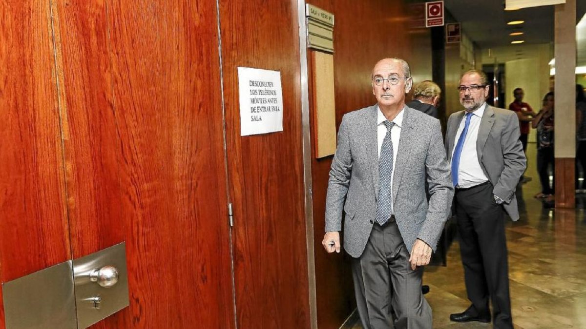 Samaniego, en el juzgado en una imagen de archivo.-ICAL.