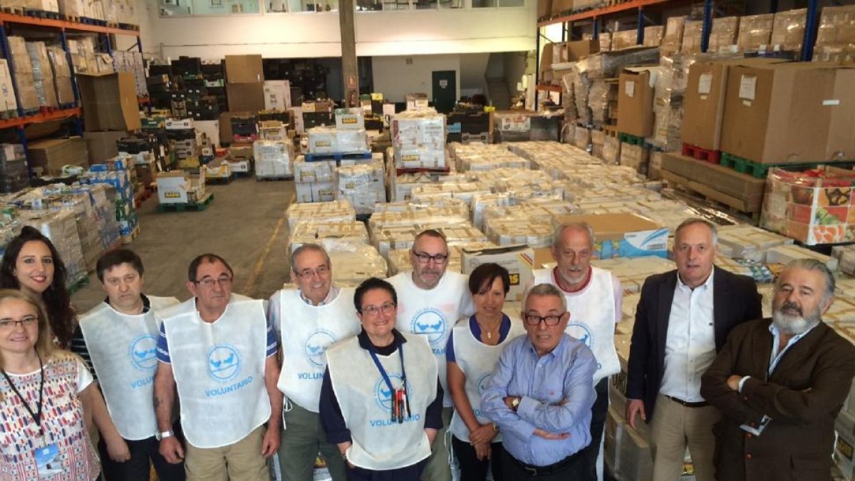 Gadis entrega 172.000 kilogramos de productos a nueve Bancos de Alimentos de Galicia y Castilla y León.-ICAL