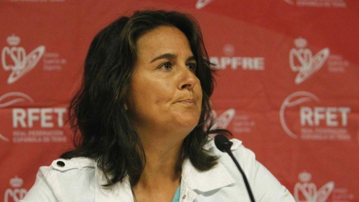 Conchita Martínez, en un acto.-EFE / MARTA PEREZ