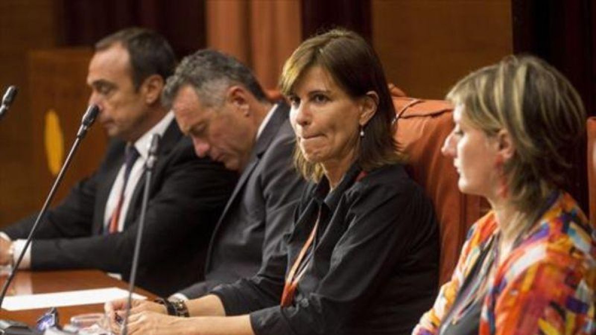 Victoria Álvarez, durante su comparecencia en la comisión de la operación Cataluña del Parlament.-EFE / QUIQUE GARCÍA