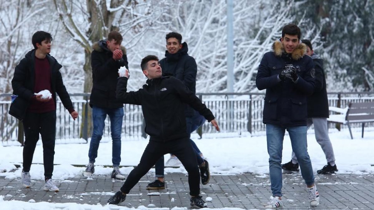Temporal de nieve en Ponferrada-ICAL