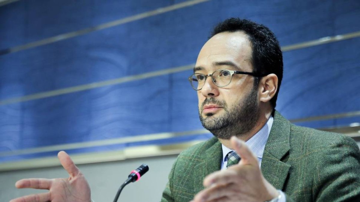 El portavoz del PSOE en el Congreso de los Diputados, Antonio Hernando-Efe