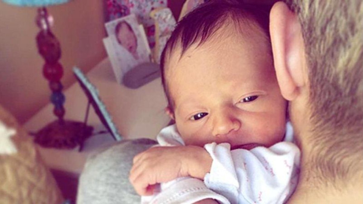 Soraya Arnelas presenta en Instagram a su primera hija, Manuela de Gracia.-