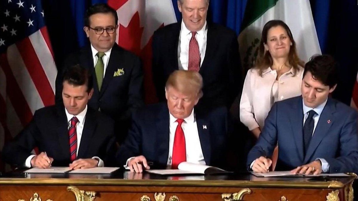 Peña Nieto, Trump y Trudeau reafirman el acuerdo-