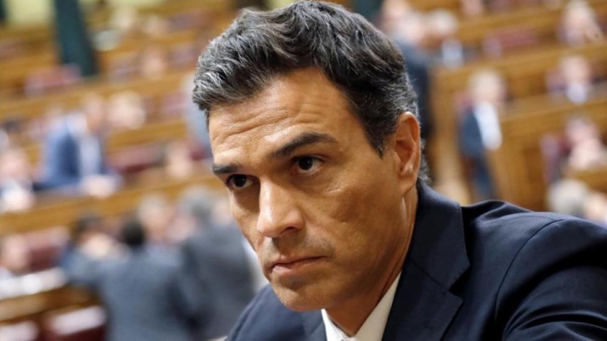 Pedro Sánchez, el miércoles en el Congreso de los Diputados.-REUTERS / JUAN MEDINA