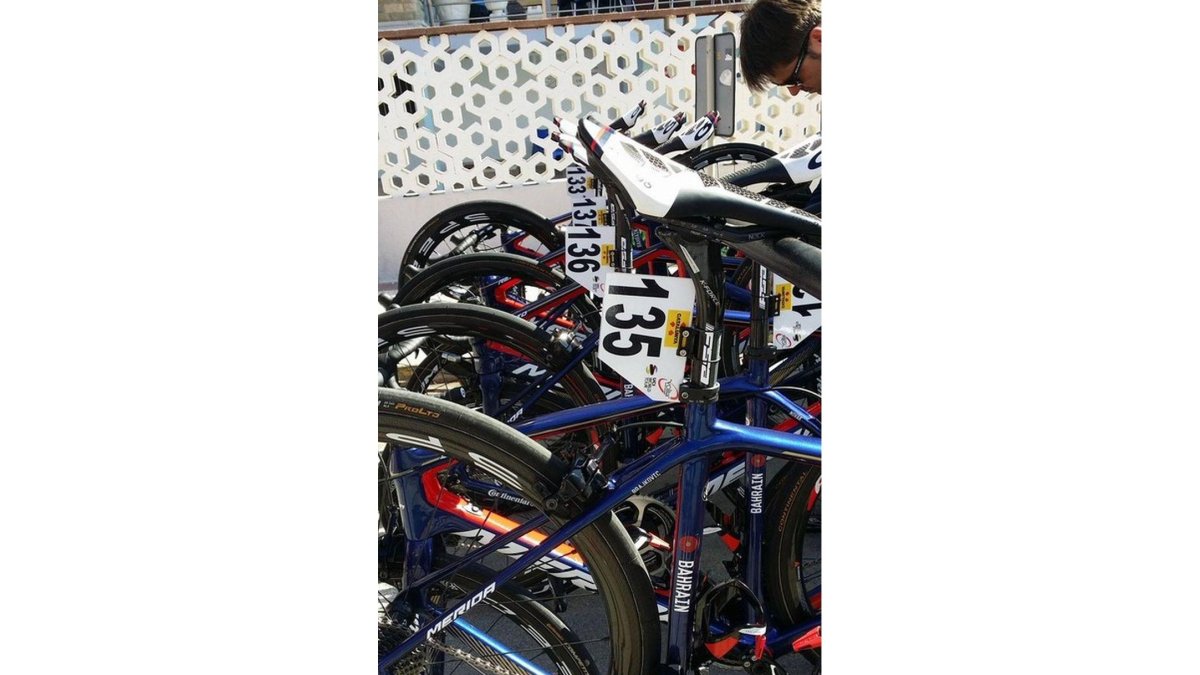 Las bicis de la Volta 2017.-TWITTER / LA VOLTA