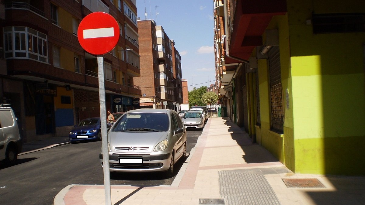 Calle Quebrada después de la reurbanización.- E.M.