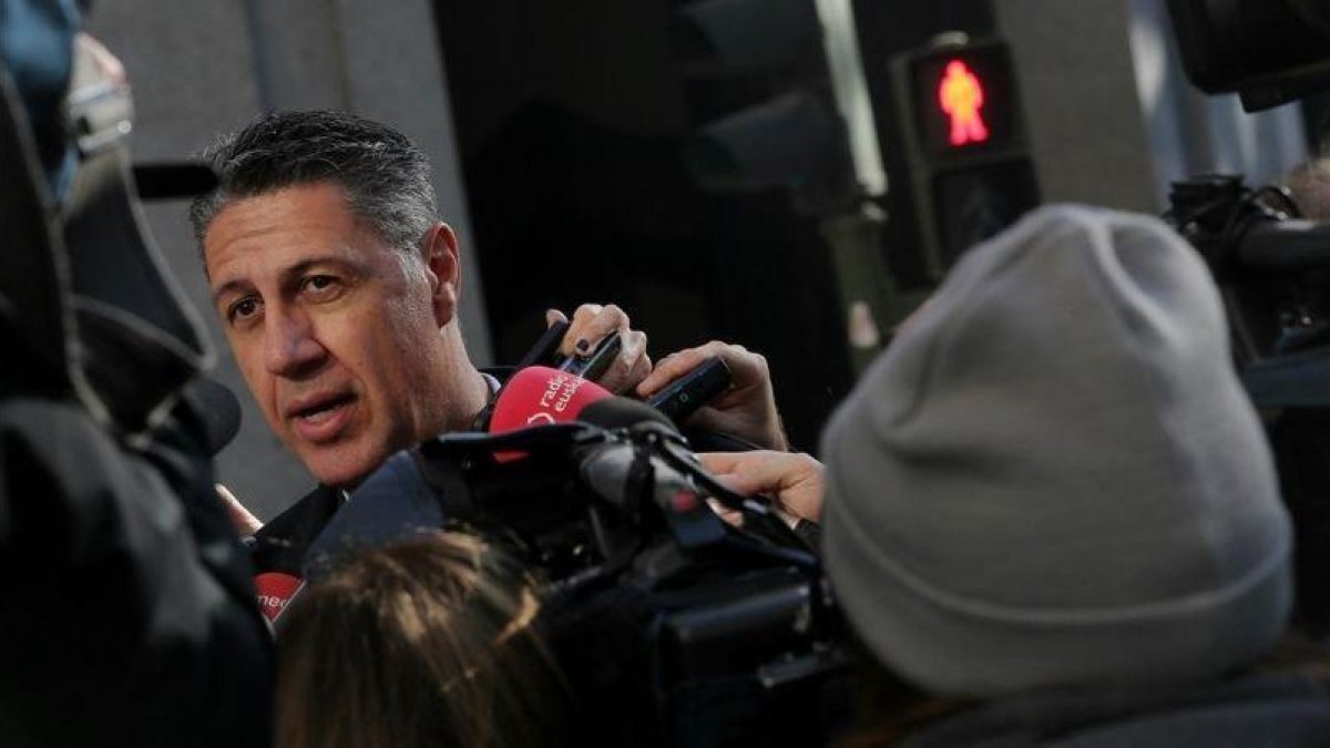Albiol, el viernes, a su llegada al comité ejecutivo del PP.-JOSÉ LUIS ROCA