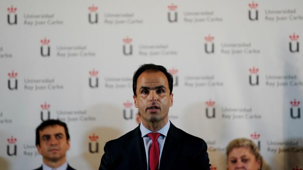 Javier Ramos, rector de la Universidad Rey Juan Carlos.-/ JOSÉ LUIS ROCA