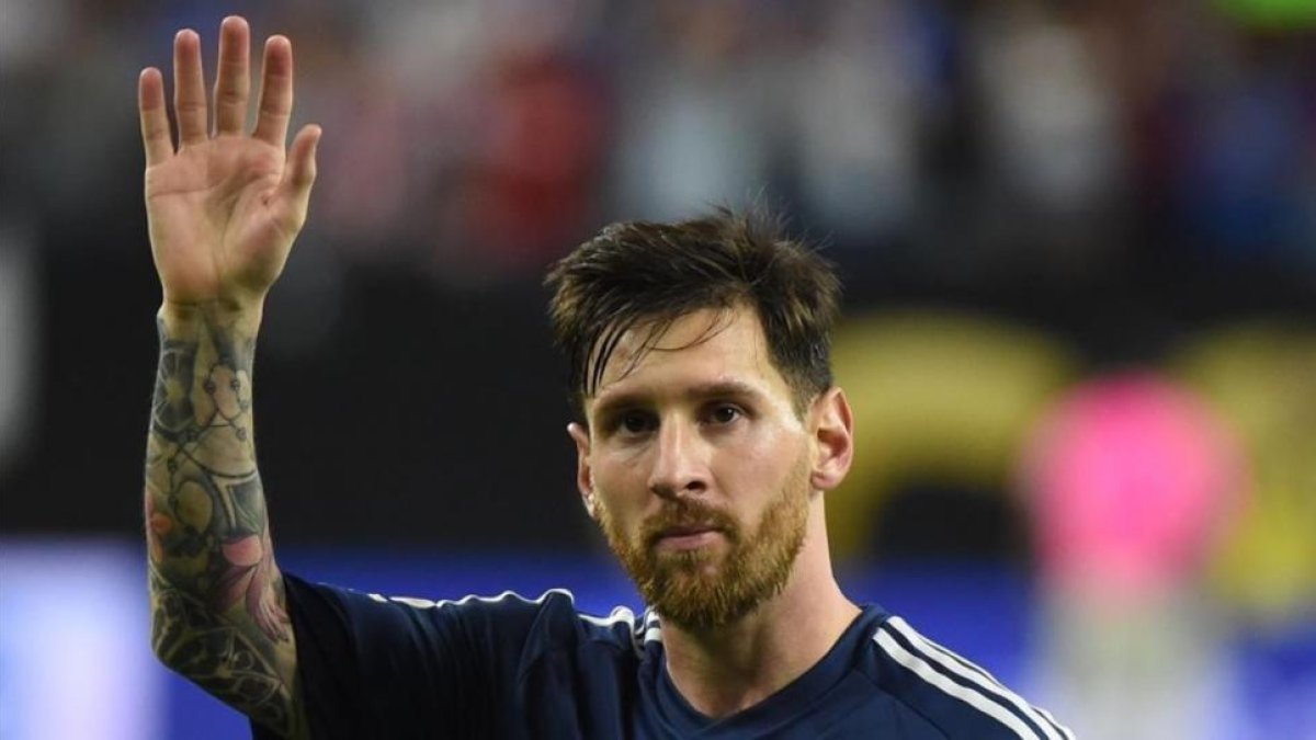 Messi, en un partido con Argentina en la Copa América que se celebró en EEUU.-AFP / MARK RALSTON