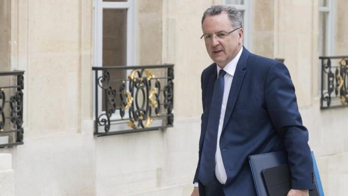El ministro de la Cohesión Territorial francés, Richard Ferrand.-ETIENNE LAURENT