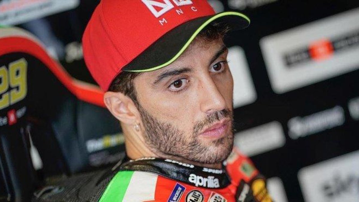 El italiano Andrea Iannone, piloto de Aprilia que ha dado positivo en un control antidopaje.-APRILIA RACING TEAM GRESINI