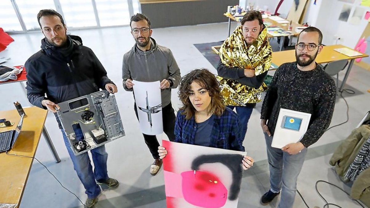 Tin Dozic, Juan Carlos Quindós, Cinta Arribas, Velimir Zernovski y Antoine Barrot.-J. M. LOSTAU